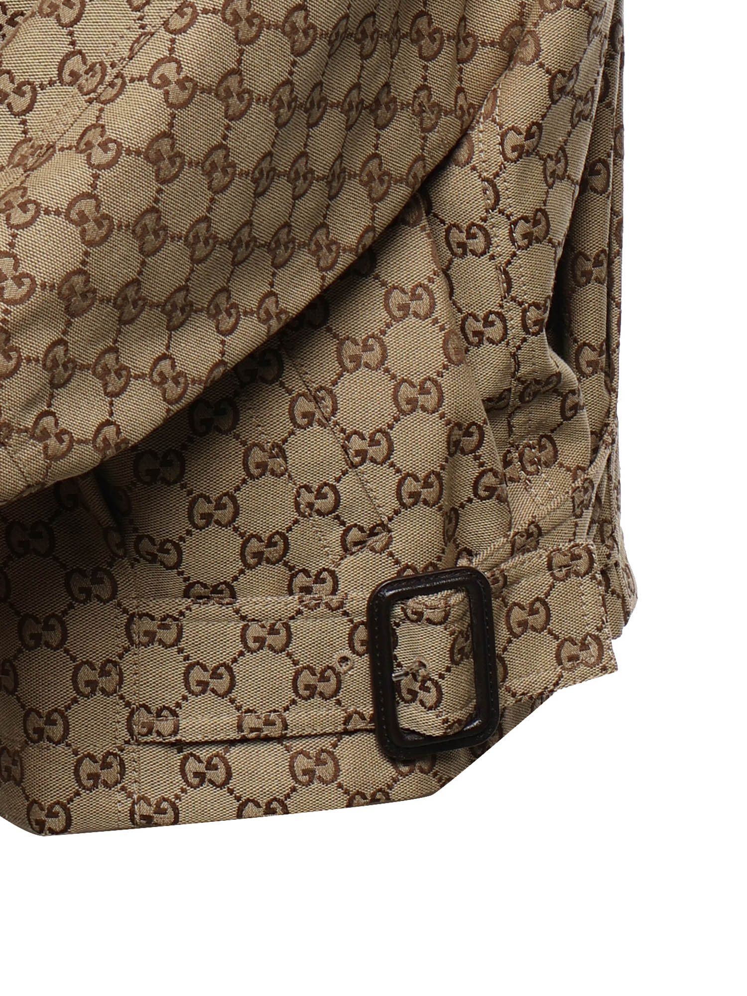 Giubbini  BOMBER GG CANVAS W/LEATHER_55 2580 40 BROWN 842660 ZAF4S 2580 2580 GUCCI