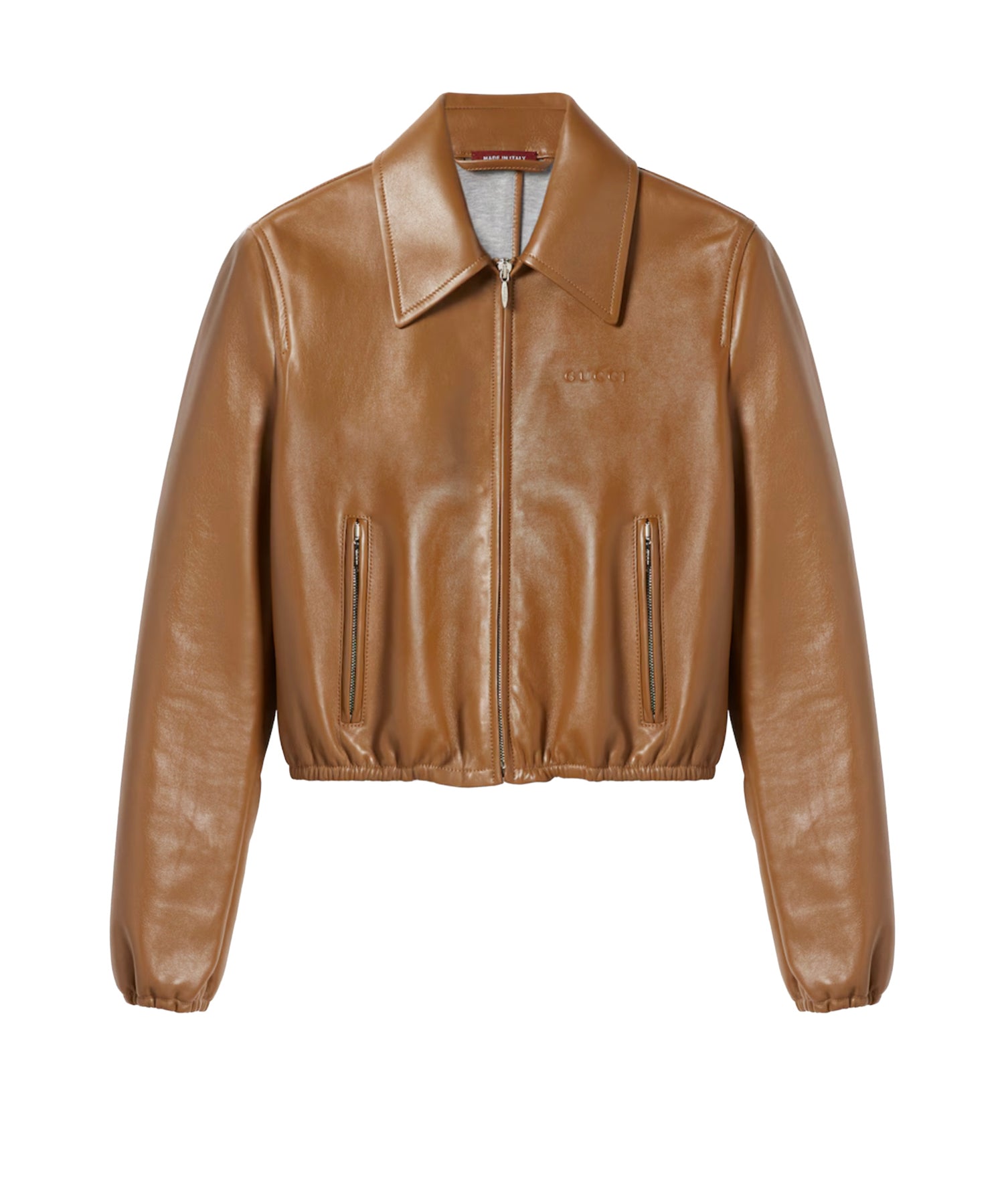 Giubbini  BOMBER NAPPA  BONDED W/JERSEY 2006 42 COFFEE 852289 XNBBW 2006 2006 GUCCI