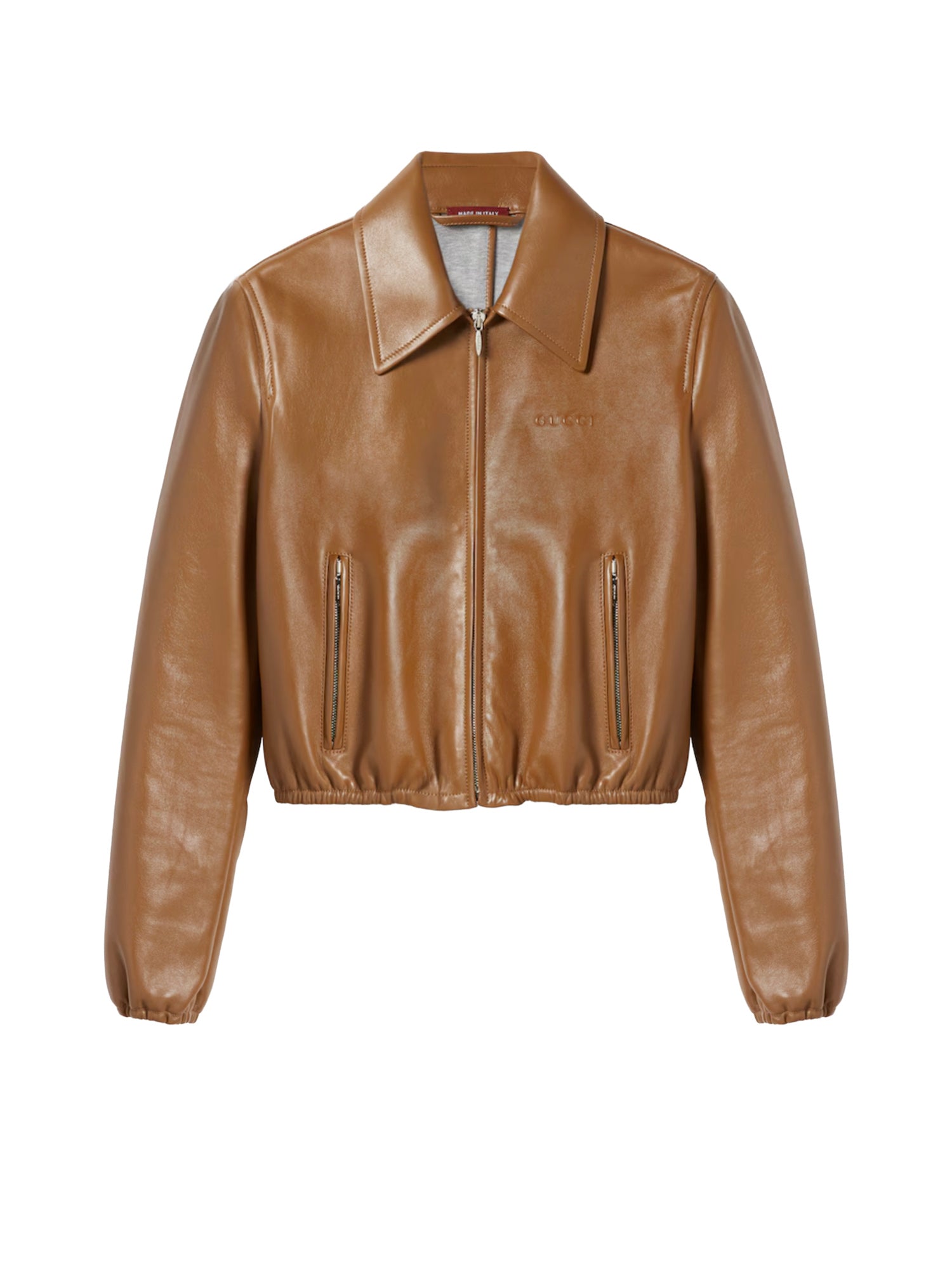 Giubbini  BOMBER NAPPA  BONDED W/JERSEY 2006 42 COFFEE 852289 XNBBW 2006 2006 GUCCI