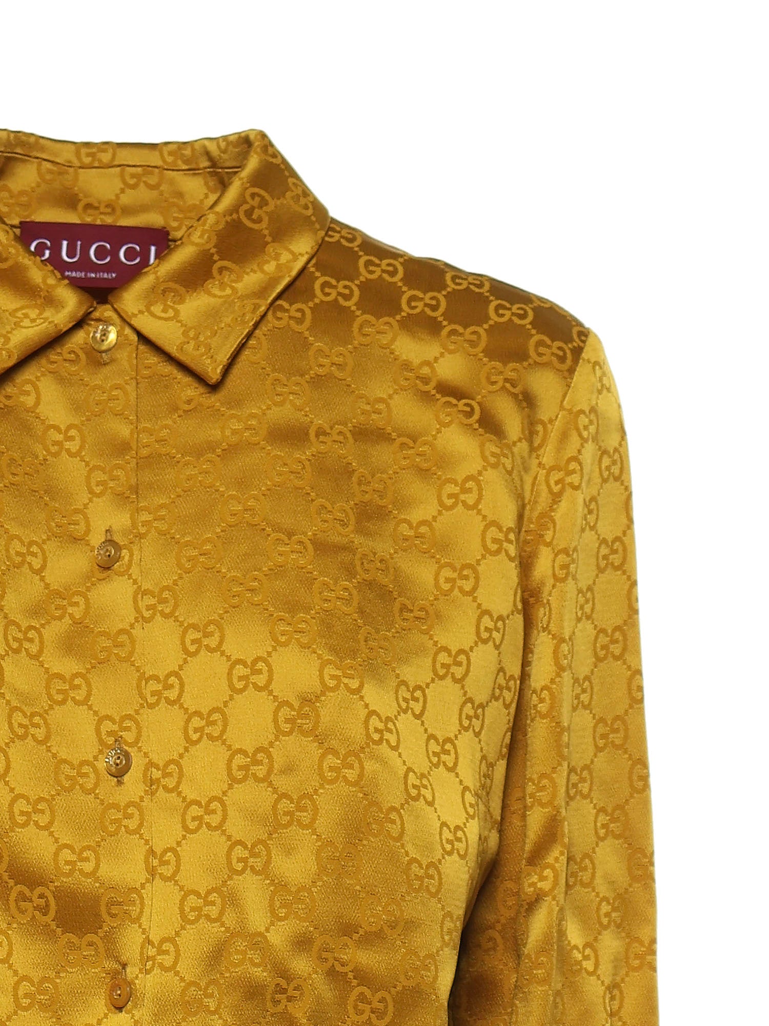 Abiti DRESS HAMMERED GG SATIN 2002 40 COFFEE 853070 ZAQKJ 2002 2002 GUCCI