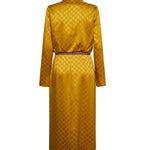 Abiti DRESS HAMMERED GG SATIN 2002 40 COFFEE 853070 ZAQKJ 2002 2002 GUCCI