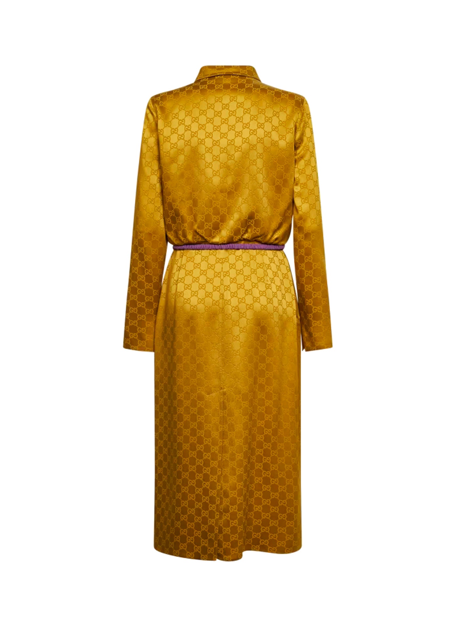Abiti DRESS HAMMERED GG SATIN 2002 40 COFFEE 853070 ZAQKJ 2002 2002 GUCCI