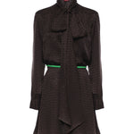 Abiti DRS HORSEBIT SILK JACQUARD_55 2206 40 MAHOGANY 855769 ZAUDP 2206 2206 GUCCI