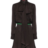 Abiti DRS HORSEBIT SILK JACQUARD_55 2206 40 MAHOGANY 855769 ZAUDP 2206 2206 GUCCI