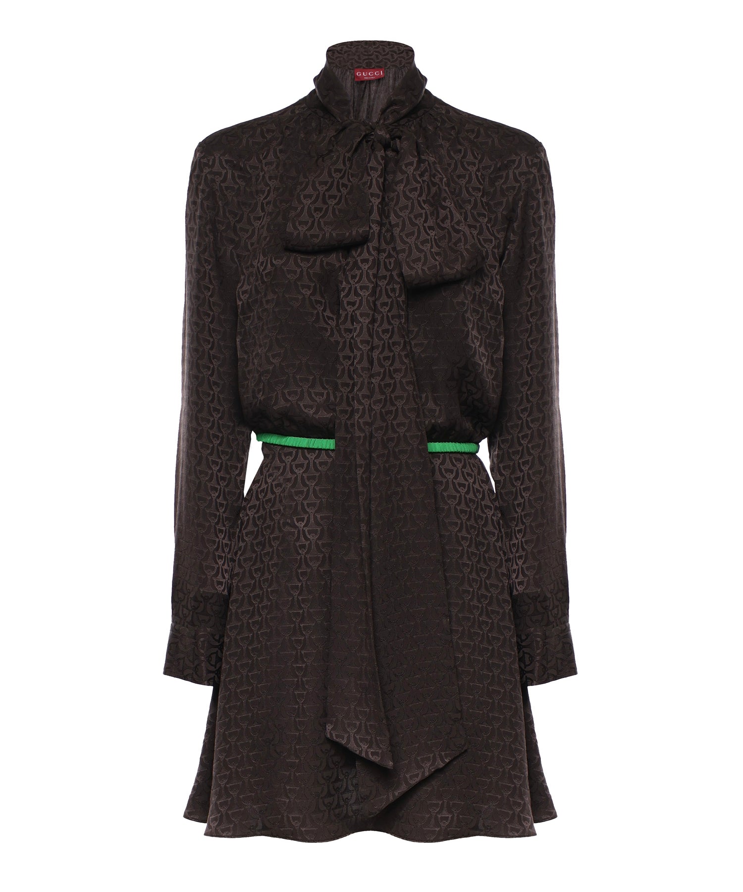 Abiti DRS HORSEBIT SILK JACQUARD_55 2206 40 MAHOGANY 855769 ZAUDP 2206 2206 GUCCI