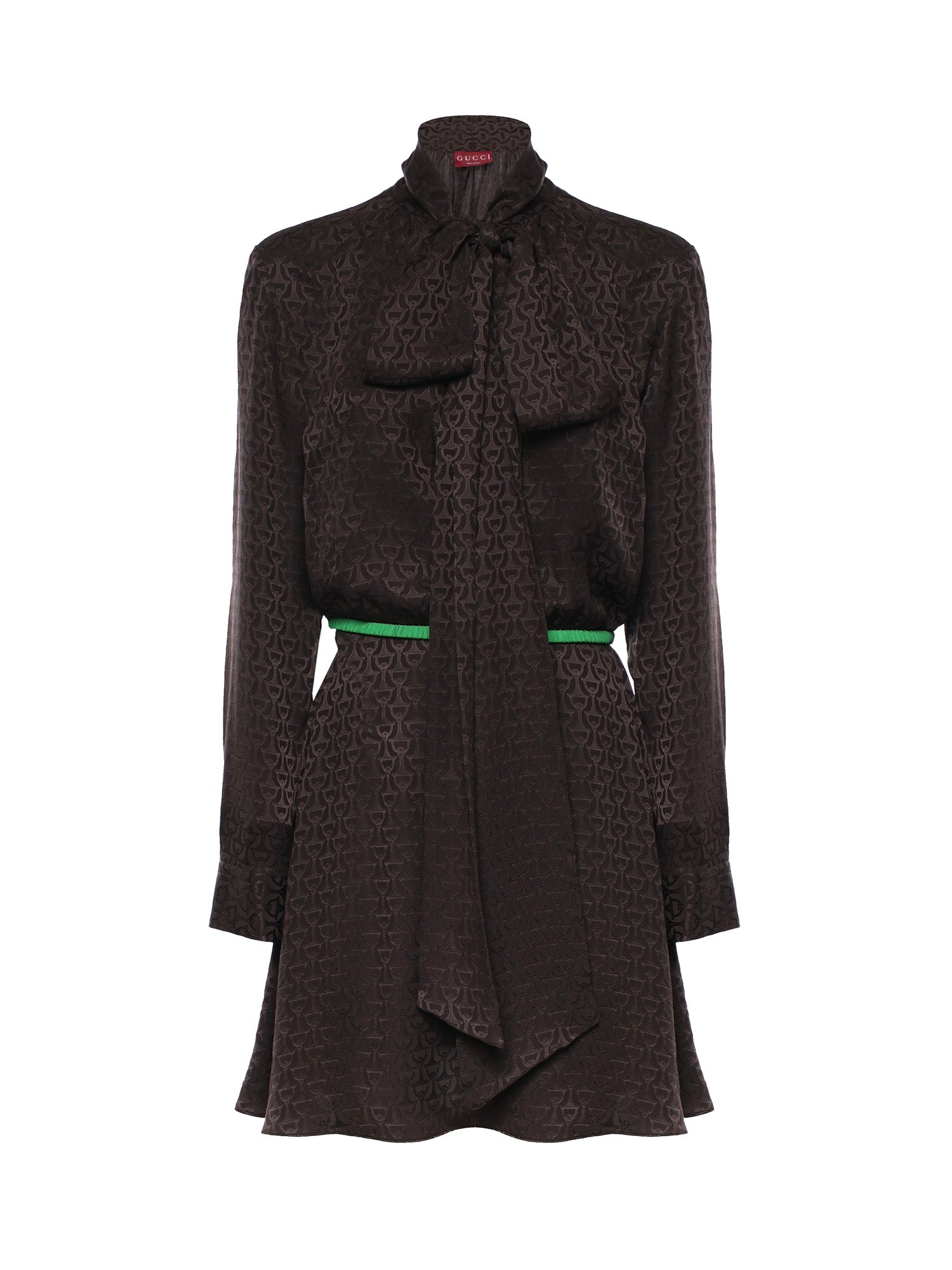 Abiti DRS HORSEBIT SILK JACQUARD_55 2206 40 MAHOGANY 855769 ZAUDP 2206 2206 GUCCI