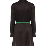 Abiti DRS HORSEBIT SILK JACQUARD_55 2206 40 MAHOGANY 855769 ZAUDP 2206 2206 GUCCI