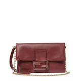 Borse MAMMA BAGUETTE POUCH NAPPA SH ROSSO SCURO/OS 8M0538 ABVE F0YPU F0YPU FENDI