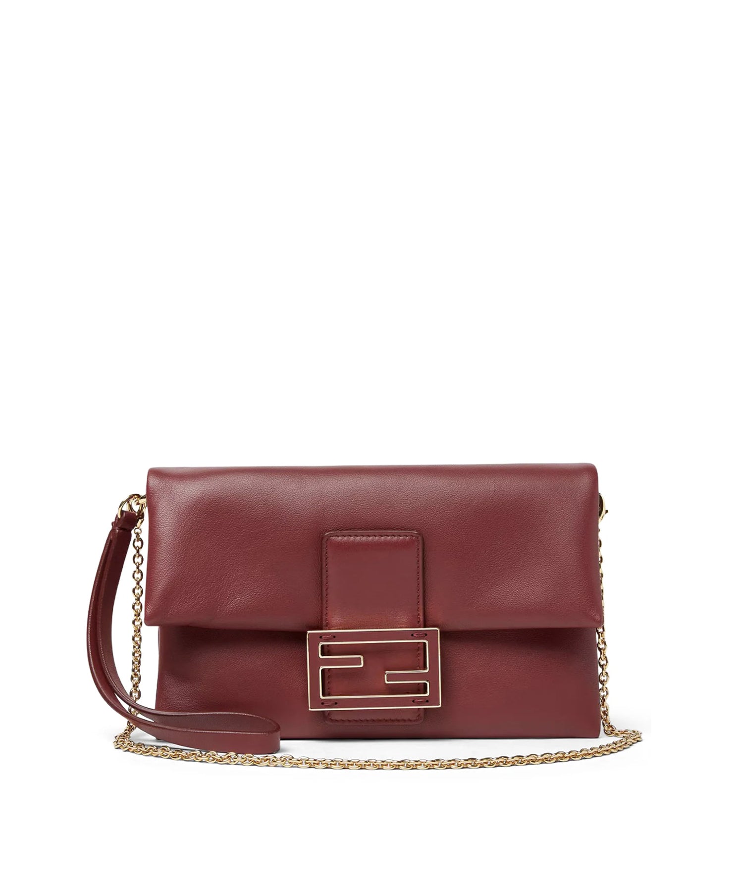Borse MAMMA BAGUETTE POUCH NAPPA SH ROSSO SCURO/OS 8M0538 ABVE F0YPU F0YPU FENDI