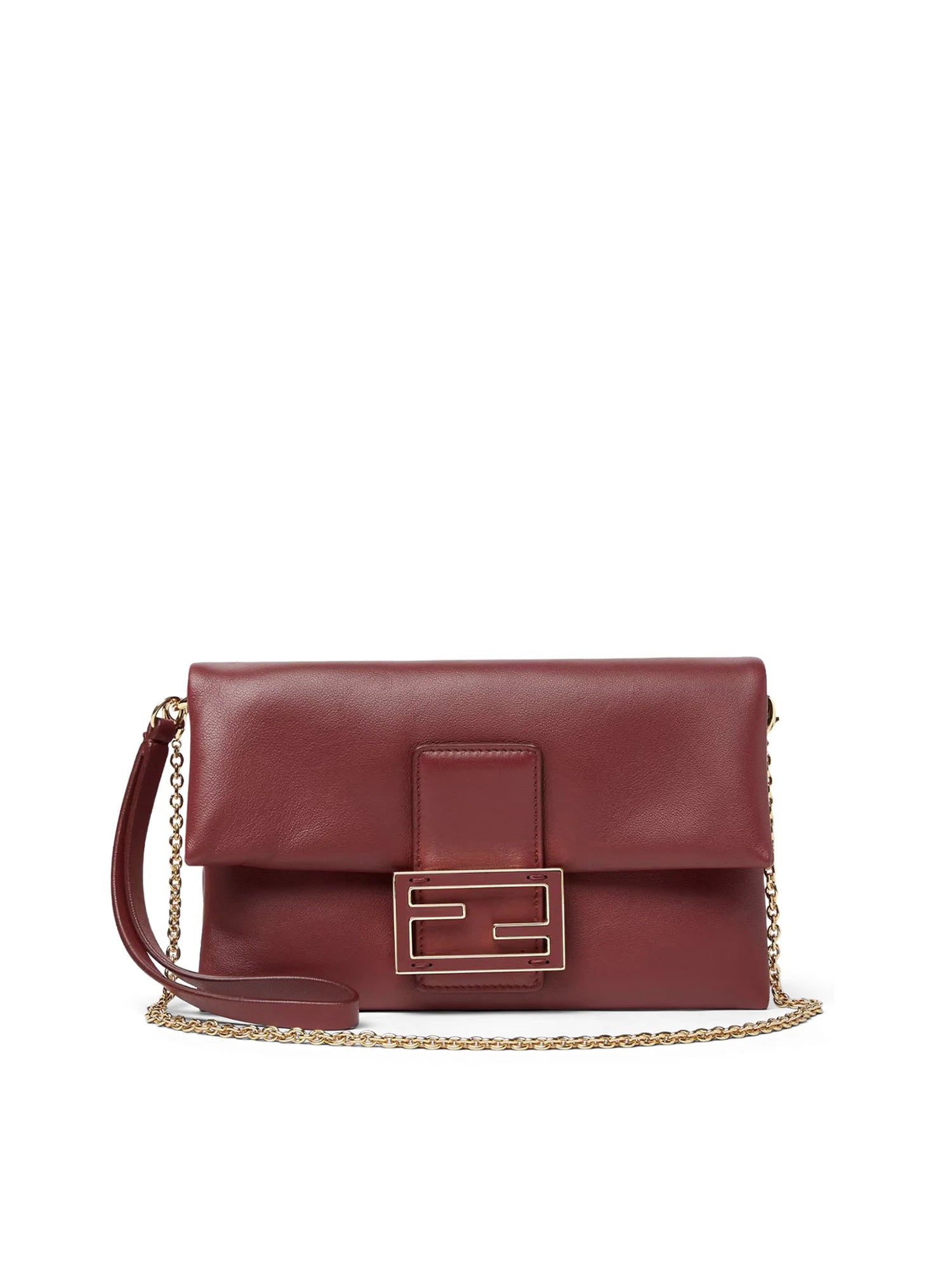 Borse MAMMA BAGUETTE POUCH NAPPA SH ROSSO SCURO/OS 8M0538 ABVE F0YPU F0YPU FENDI