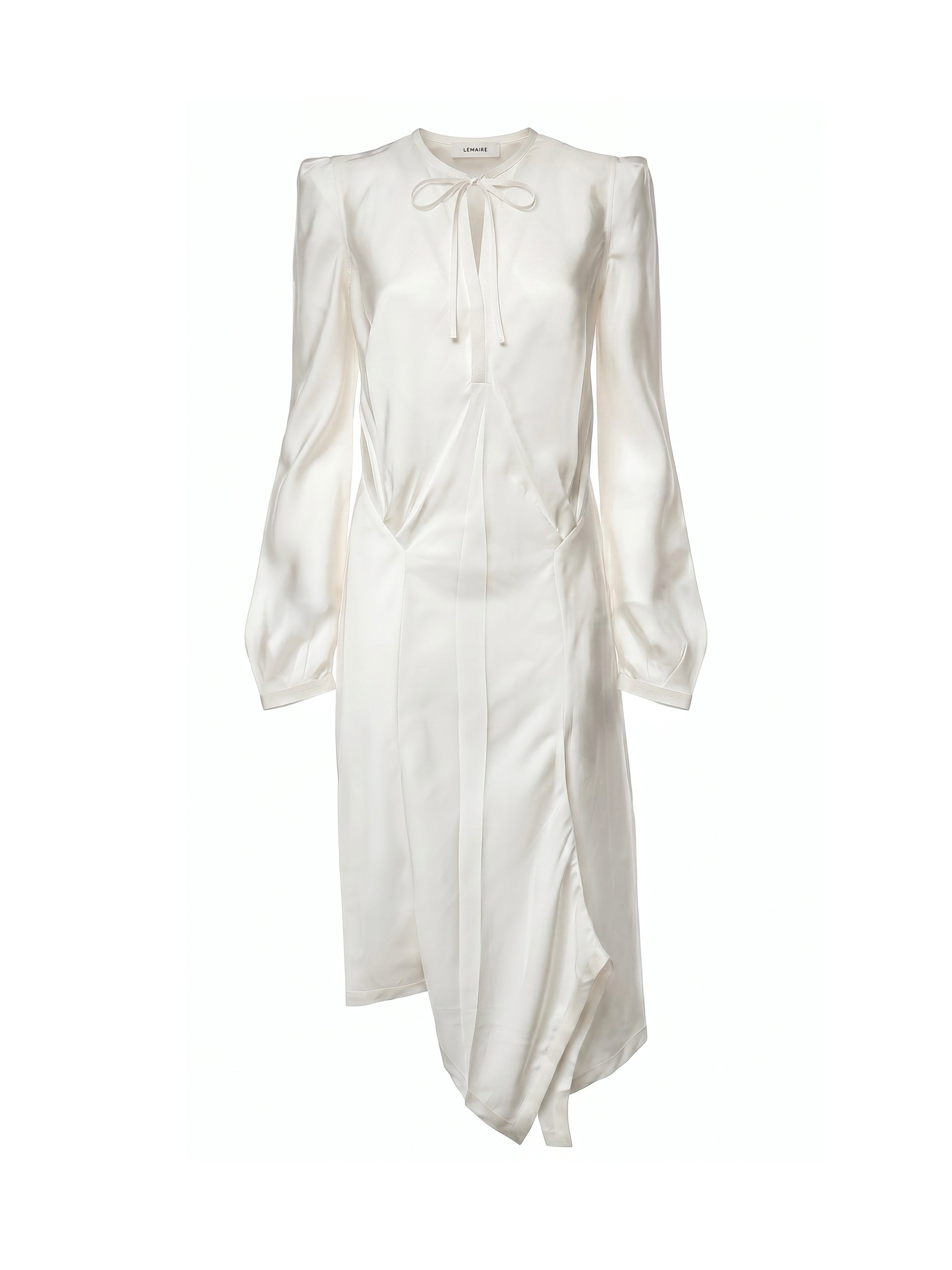Abiti CREASED BIAS DRESS CHALK DR1135 LF1611 WH001 WH001 LEMAIRE