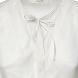 Abiti CREASED BIAS DRESS CHALK DR1135 LF1611 WH001 WH001 LEMAIRE