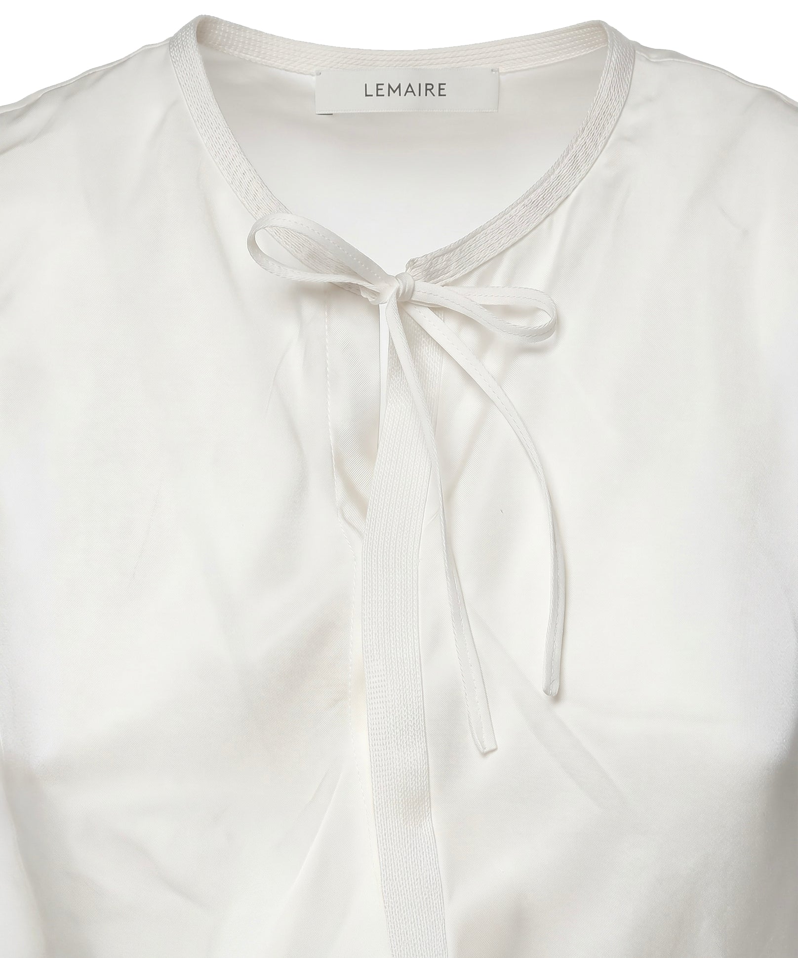 Abiti CREASED BIAS DRESS CHALK DR1135 LF1611 WH001 WH001 LEMAIRE