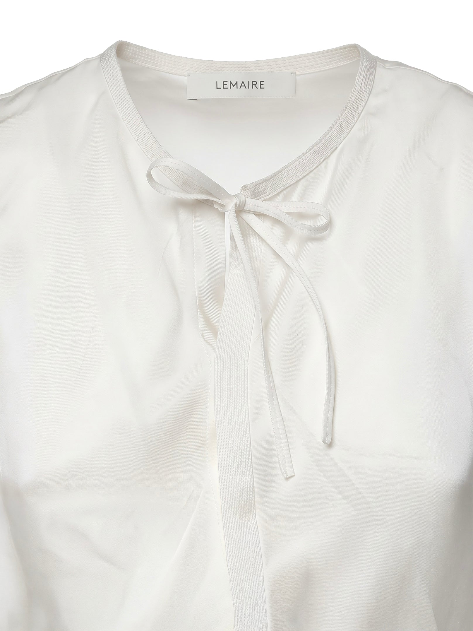 Abiti CREASED BIAS DRESS CHALK DR1135 LF1611 WH001 WH001 LEMAIRE