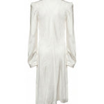 Abiti CREASED BIAS DRESS CHALK DR1135 LF1611 WH001 WH001 LEMAIRE