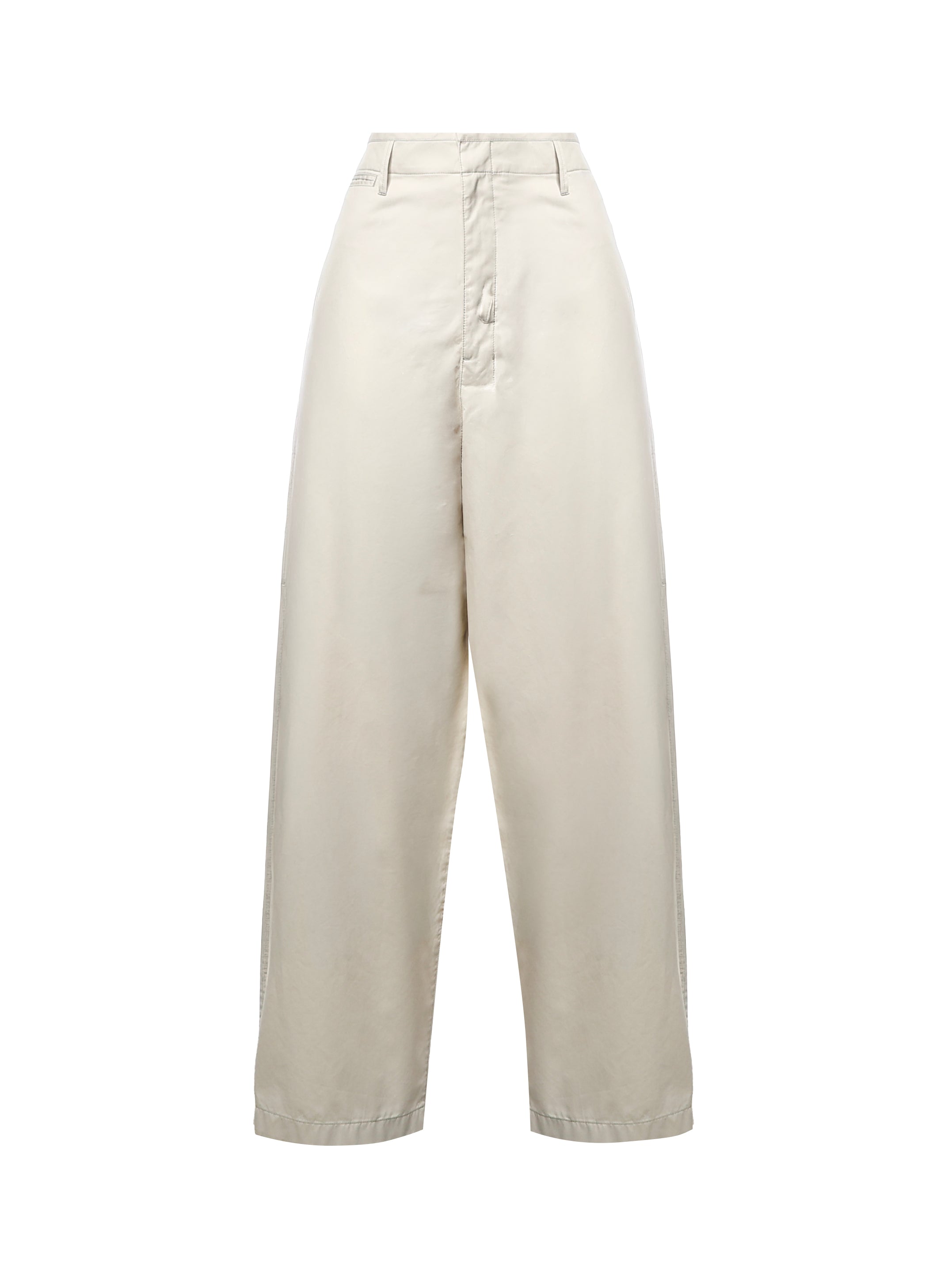 Pantaloni LARGE CHINO RICE POWDER PA1273 LF1531 WH021 WH021 LEMAIRE