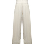 Pantaloni LARGE CHINO RICE POWDER PA1273 LF1531 WH021 WH021 LEMAIRE