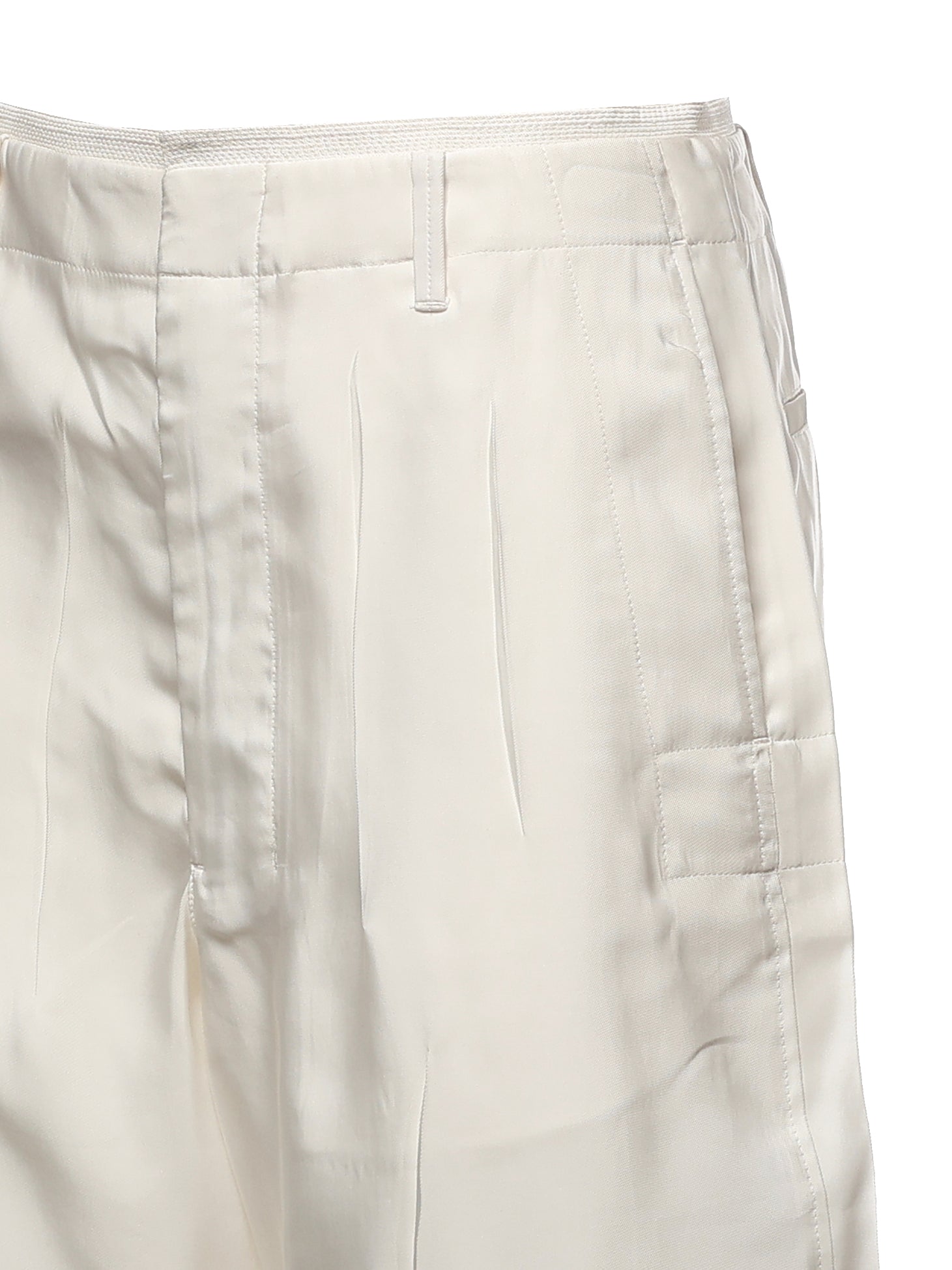 Pantaloni CREASED SOFT PANTS CHALK PA1276 LF1611 WH001 WH001 LEMAIRE
