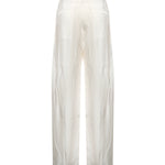 Pantaloni CREASED SOFT PANTS CHALK PA1276 LF1611 WH001 WH001 LEMAIRE