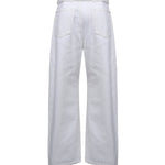 Pantaloni TWISTED BELTED PANTS MILK PA326 LD1070 WH086 WH086 LEMAIRE