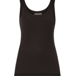 Topwear RIB TANK TOP SQUID INK TS0001 LJ1016 BK998 BK998 LEMAIRE