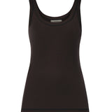 Topwear RIB TANK TOP SQUID INK TS0001 LJ1016 BK998 BK998 LEMAIRE