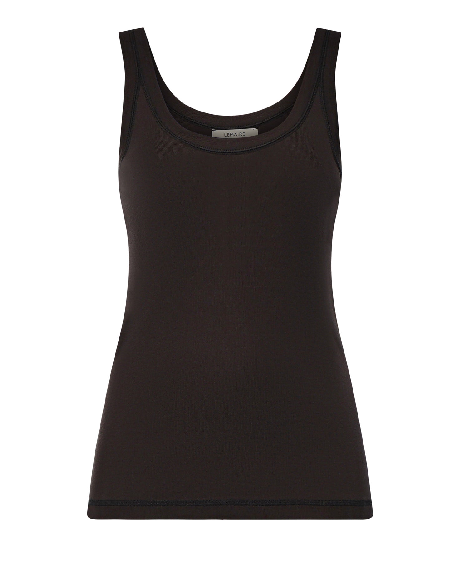 Topwear RIB TANK TOP SQUID INK TS0001 LJ1016 BK998 BK998 LEMAIRE