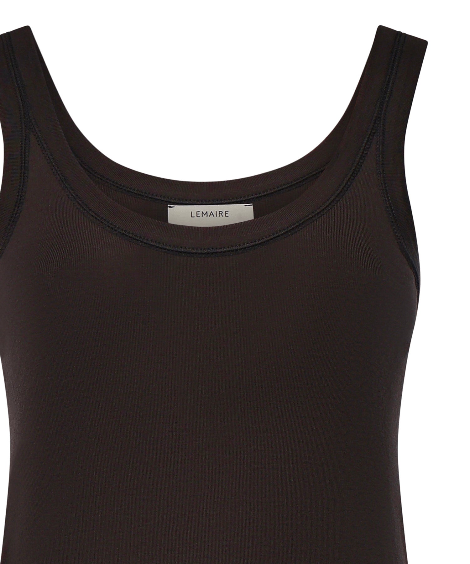 Topwear RIB TANK TOP SQUID INK TS0001 LJ1016 BK998 BK998 LEMAIRE