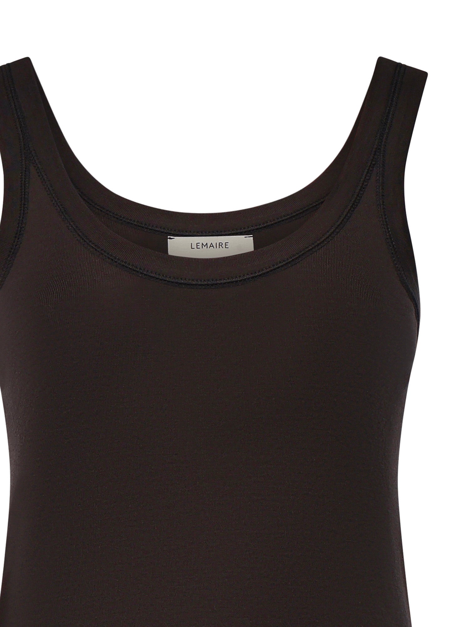 Topwear RIB TANK TOP SQUID INK TS0001 LJ1016 BK998 BK998 LEMAIRE