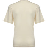 T-shirt RIB T-SHIRT LIGHT CREAM TS0002 LJ1016 WH048 WH048 LEMAIRE