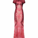 Abiti ABITO MIDI PIZZO PINK 260WCW00286 MIX088AA 079 079 THE Attico