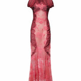 Abiti ABITO MIDI PIZZO PINK 260WCW00286 MIX088AA 079 079 THE Attico