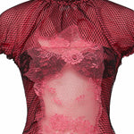 Abiti ABITO MIDI PIZZO PINK 260WCW00286 MIX088AA 079 079 THE Attico