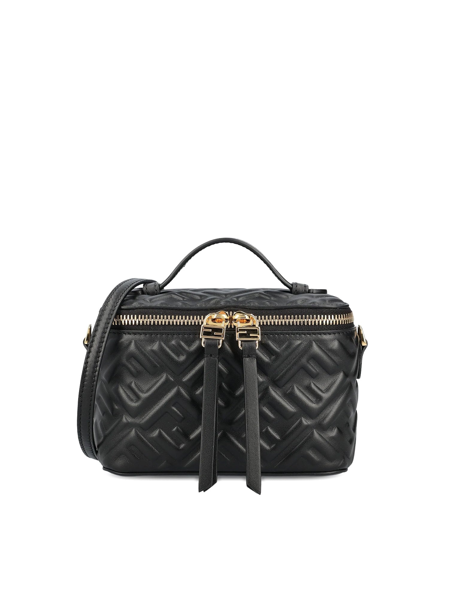 Borse BELT BAG NERO+ORO SOFT 8BS108 AAJD F0KUR F0KUR FENDI