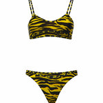 Costumi Da Bagno BIKINI BLACK/YELLOW 260WBC00012 PAA116PR 166 166 THE Attico