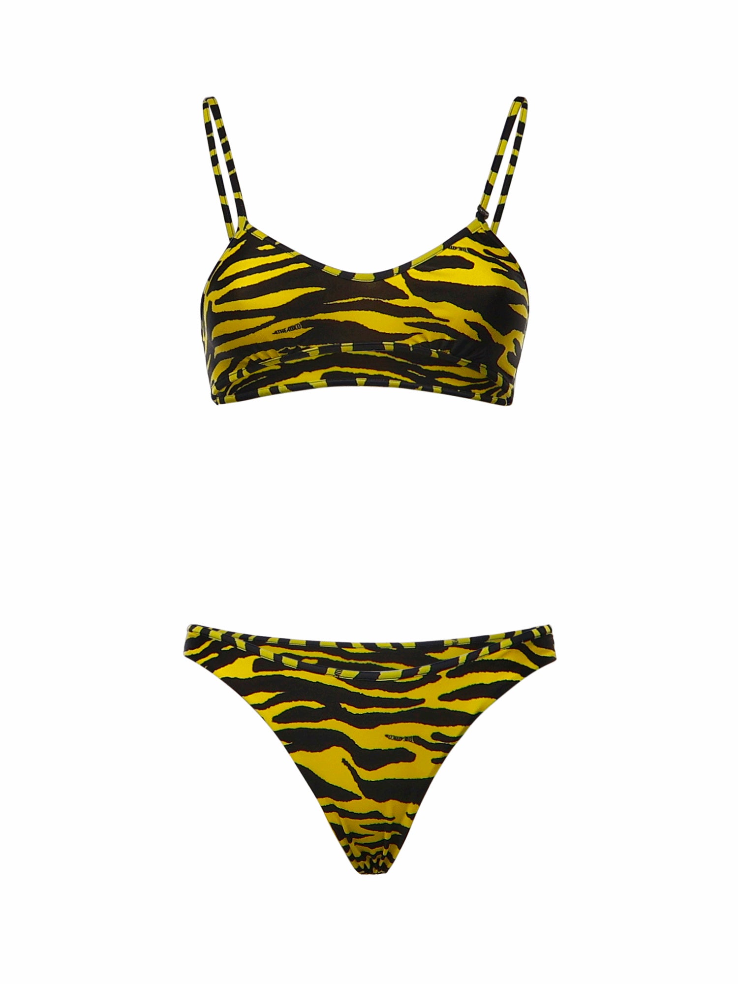 Costumi Da Bagno BIKINI BLACK/YELLOW 260WBC00012 PAA116PR 166 166 THE Attico