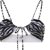 Costumi Da Bagno BIKINI WHITE/BLACK 260WBC00013 PAA116PR 020 020 THE Attico