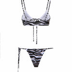 Costumi Da Bagno BIKINI WHITE/BLACK 260WBC00013 PAA116PR 020 020 THE Attico