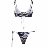 Costumi Da Bagno BIKINI WHITE/BLACK 260WBC00013 PAA116PR 020 020 THE Attico