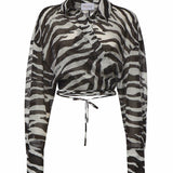 Camicie BLOUSE WHITE/BLACK 260WCE00003 CCC134PR 020 020 THE Attico