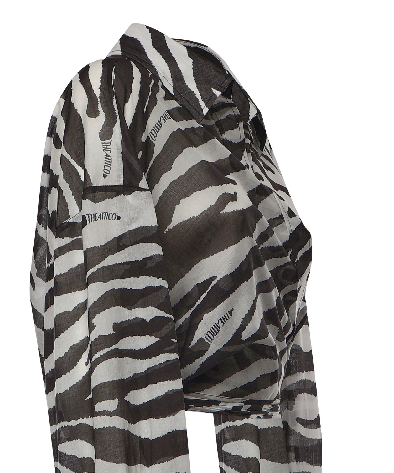 Camicie BLOUSE WHITE/BLACK 260WCE00003 CCC134PR 020 020 THE Attico