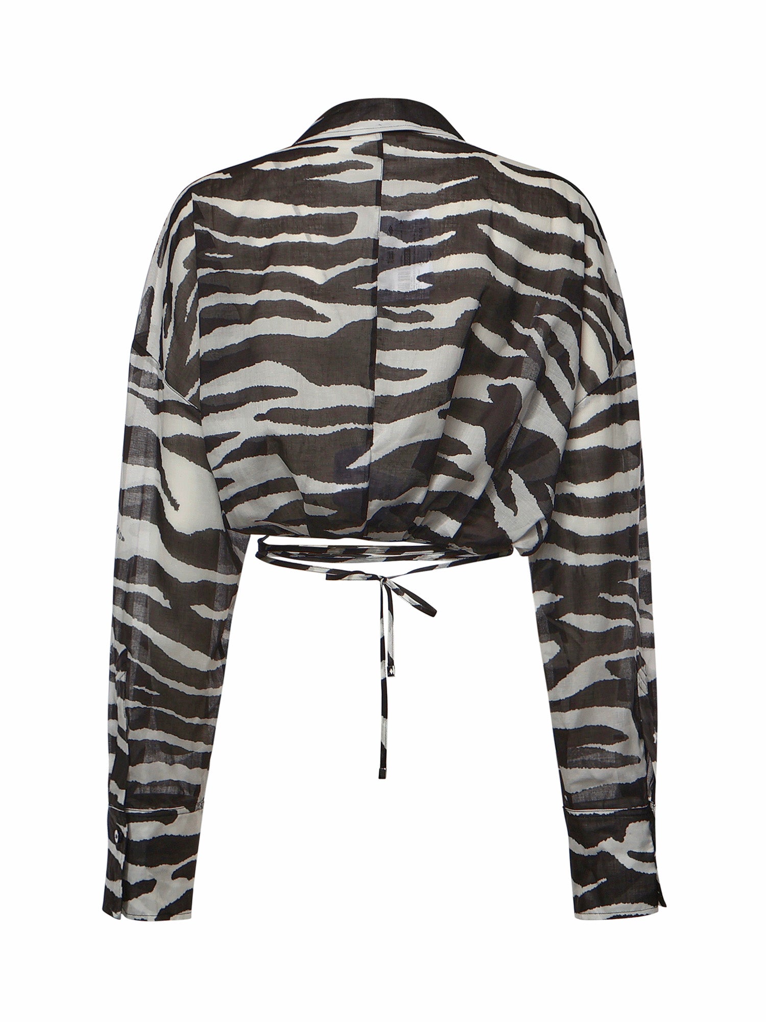 Camicie BLOUSE WHITE/BLACK 260WCE00003 CCC134PR 020 020 THE Attico