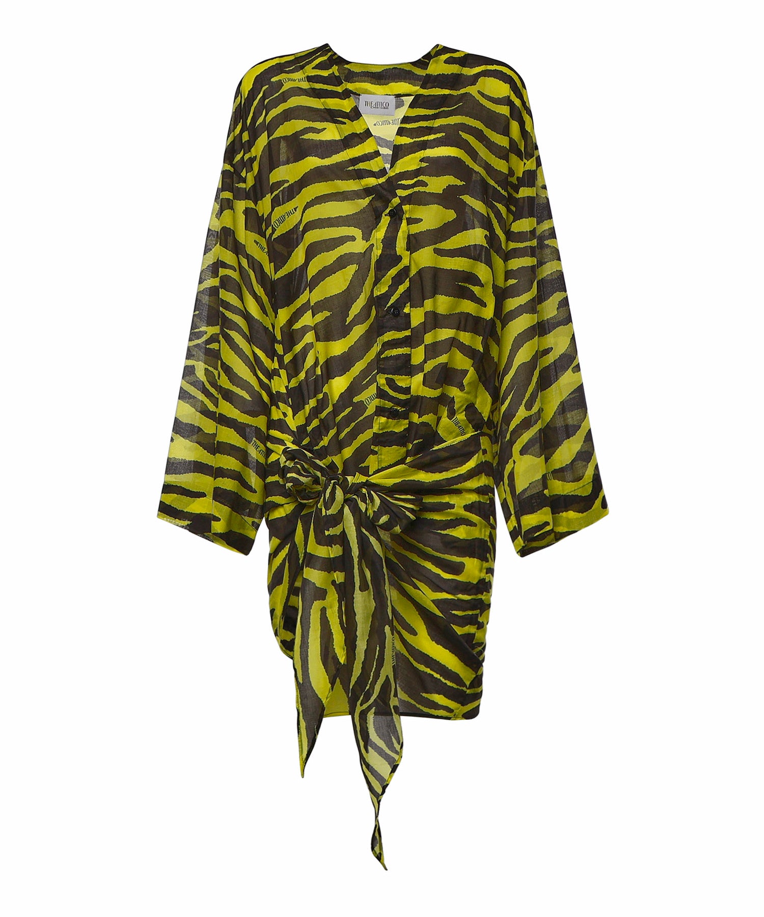 Abiti MINI DRESS BLACK/YELLOW 260WCA00404 CCC134PR 166 166 THE Attico