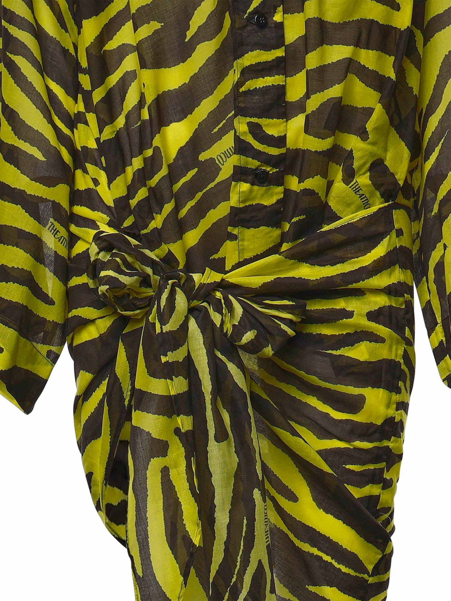 Abiti MINI DRESS BLACK/YELLOW 260WCA00404 CCC134PR 166 166 THE Attico