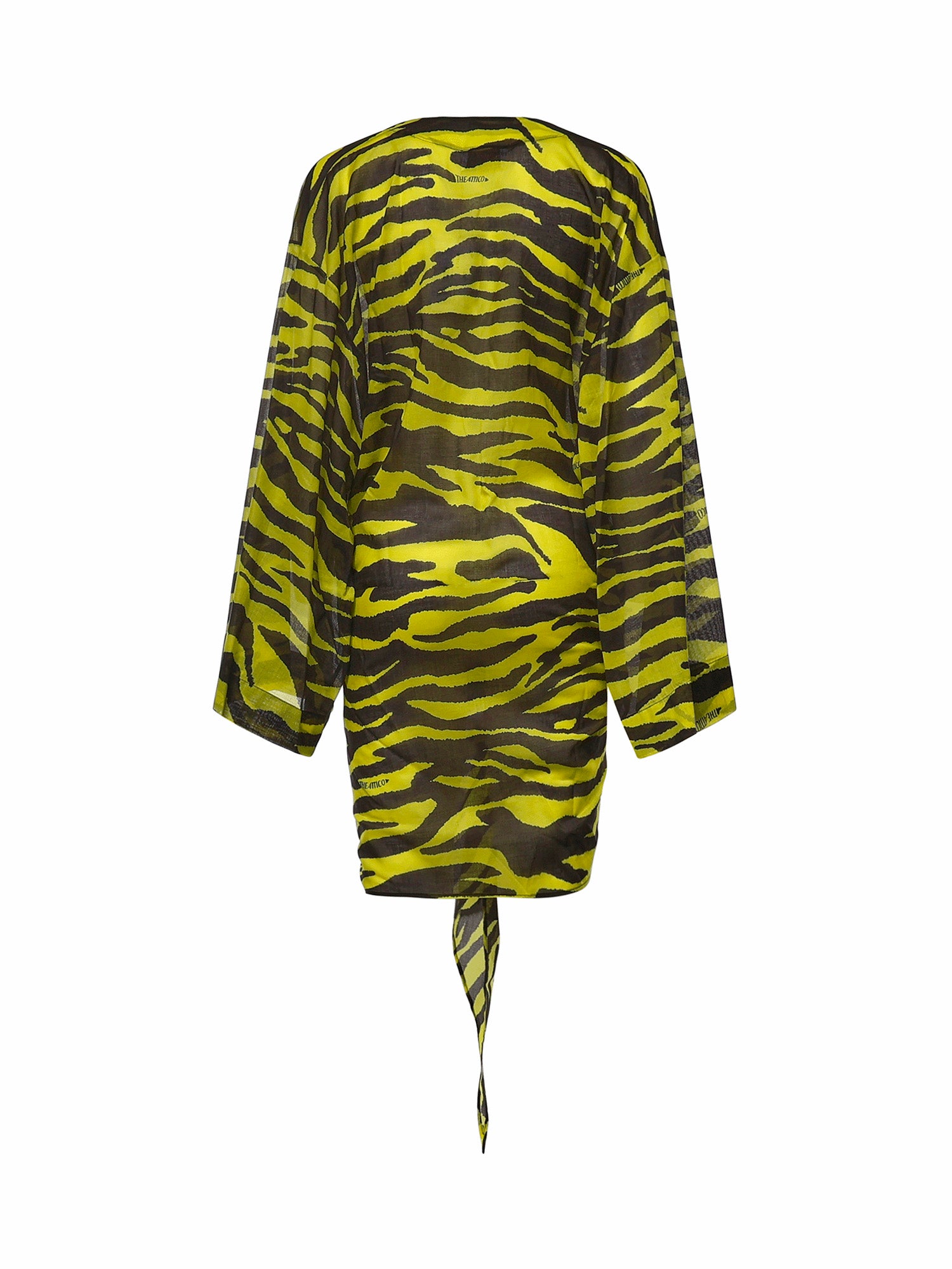 Abiti MINI DRESS BLACK/YELLOW 260WCA00404 CCC134PR 166 166 THE Attico