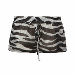 Pantaloni SHORT PANT WHITE/BLACK 260WCQ00015 CCC134PR 020 020 THE Attico