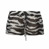 Pantaloni SHORT PANT WHITE/BLACK 260WCQ00015 CCC134PR 020 020 THE Attico