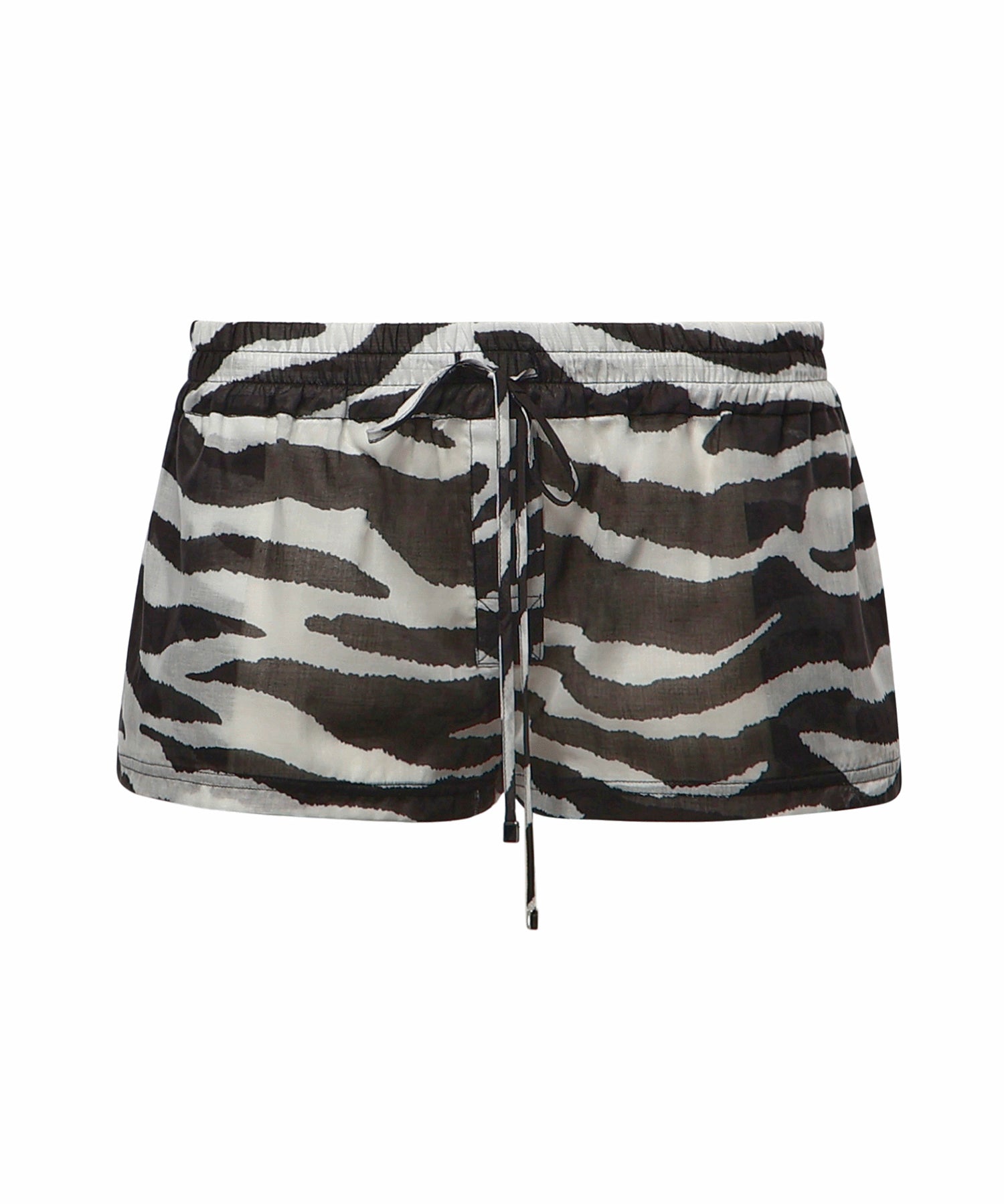Pantaloni SHORT PANT WHITE/BLACK 260WCQ00015 CCC134PR 020 020 THE Attico