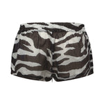 Pantaloni SHORT PANT WHITE/BLACK 260WCQ00015 CCC134PR 020 020 THE Attico