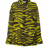 Camicie SHIRT BLACK/YELLOW 260WCH00015 CCC134PR 166 166 THE Attico